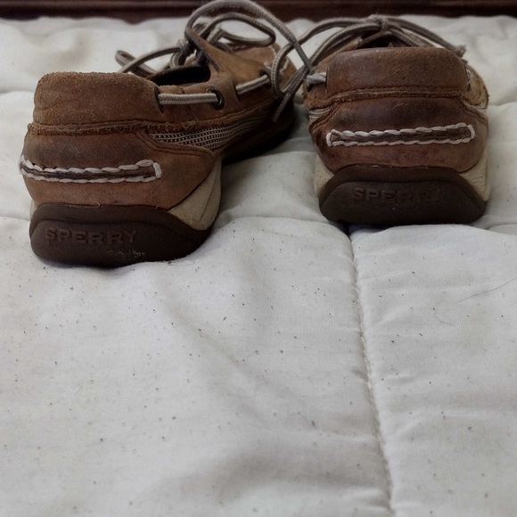 Classic brown leather sperry shoe size w8 - Picture 5 of 6